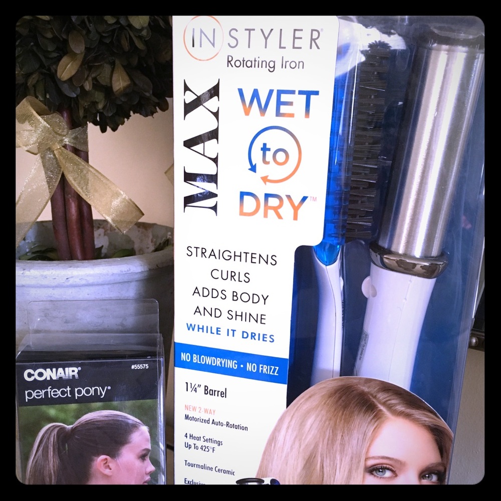 InStyler Max Wet/Dry & Bonus Conair Perfect Pony